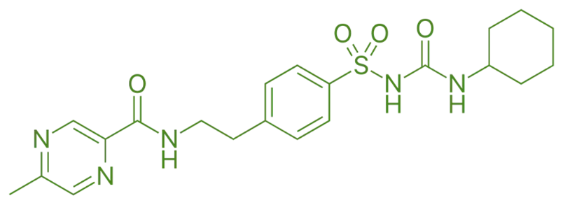 Structure of Glipizide