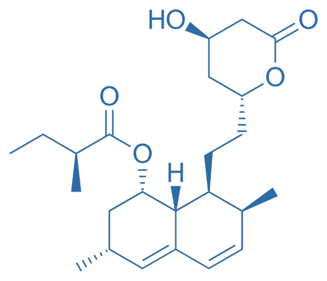 Structure of Lovastatin