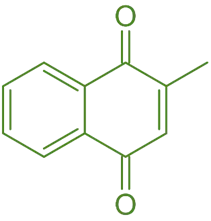 Structure of Menadione