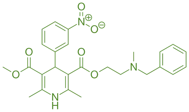 structure of Nicardipine structure of Nicardipine