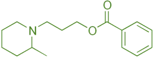 Structure of Piperocaine