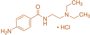 Structure of Procainamide Hydrochloride