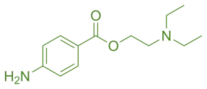 Structure of Procaine