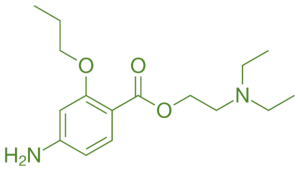 Structure of Propoxycaine