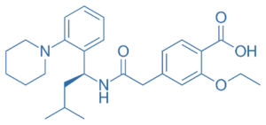 Structure of Repaglinide Structure of Repaglinide