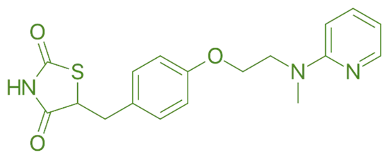 Structure of Rosiglitazone