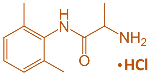 Structure of Tocainide Hydrochloride