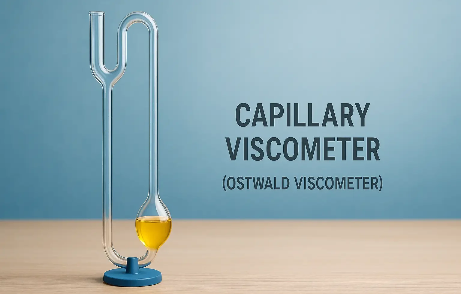 Capillary Viscometer (Ostwald Viscometer)
