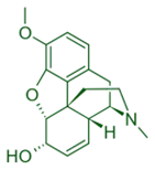 Chemical Structure of Codeine
