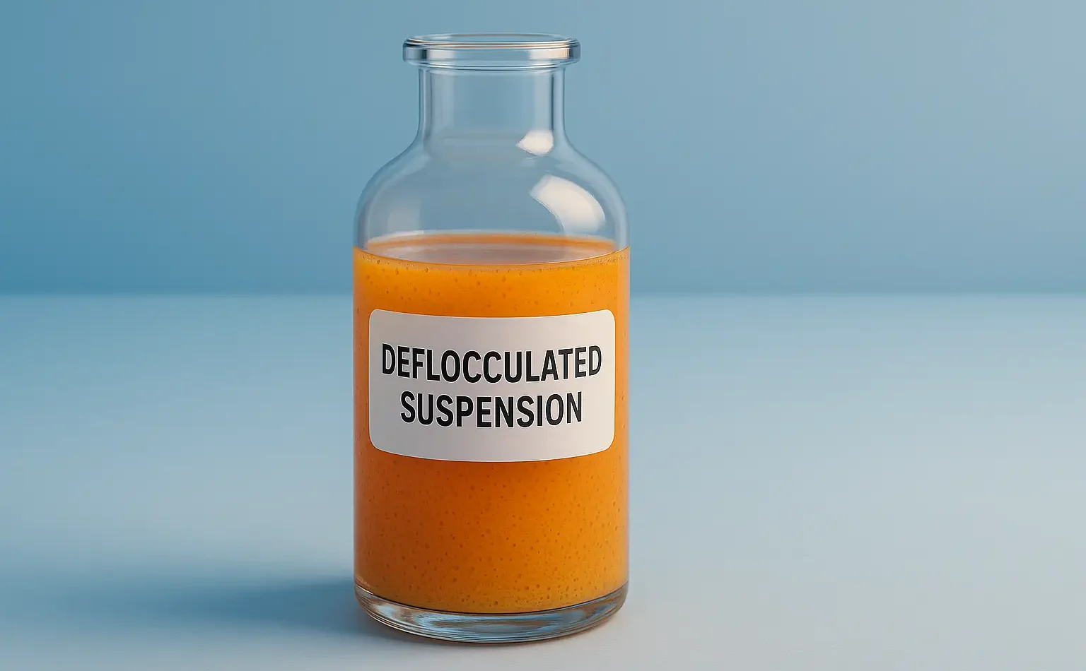 Deflocculated suspension