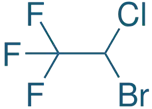  Chemical Structure of Halothane