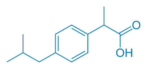 Chemical Structure of Ibuprofen Chemical Structure of Ibuprofen