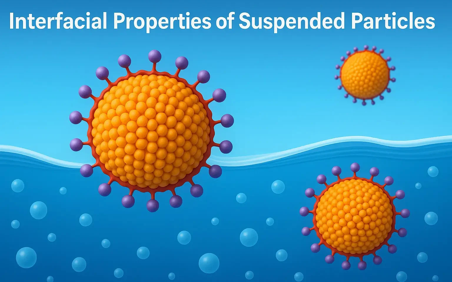 Interfacial Properties Of Suspended Particles