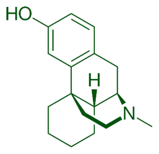 Chemical Structure of Levorphanol Tartrate
