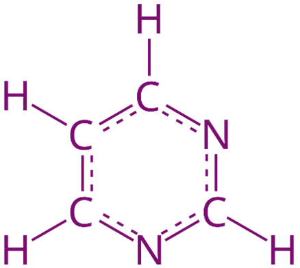 Chemical Structure of Pyrimidine