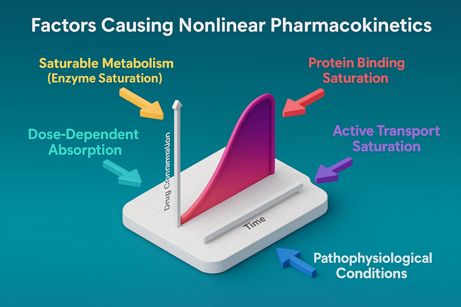 Factors Causing Nonlinear Pharmacokinetics