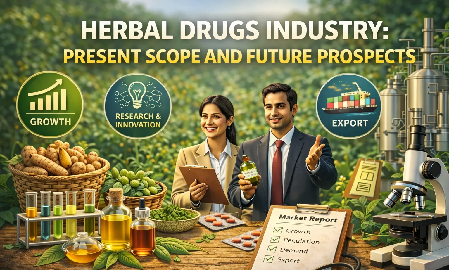 Herbal Drugs Industry: Present Scope and Future Prospects