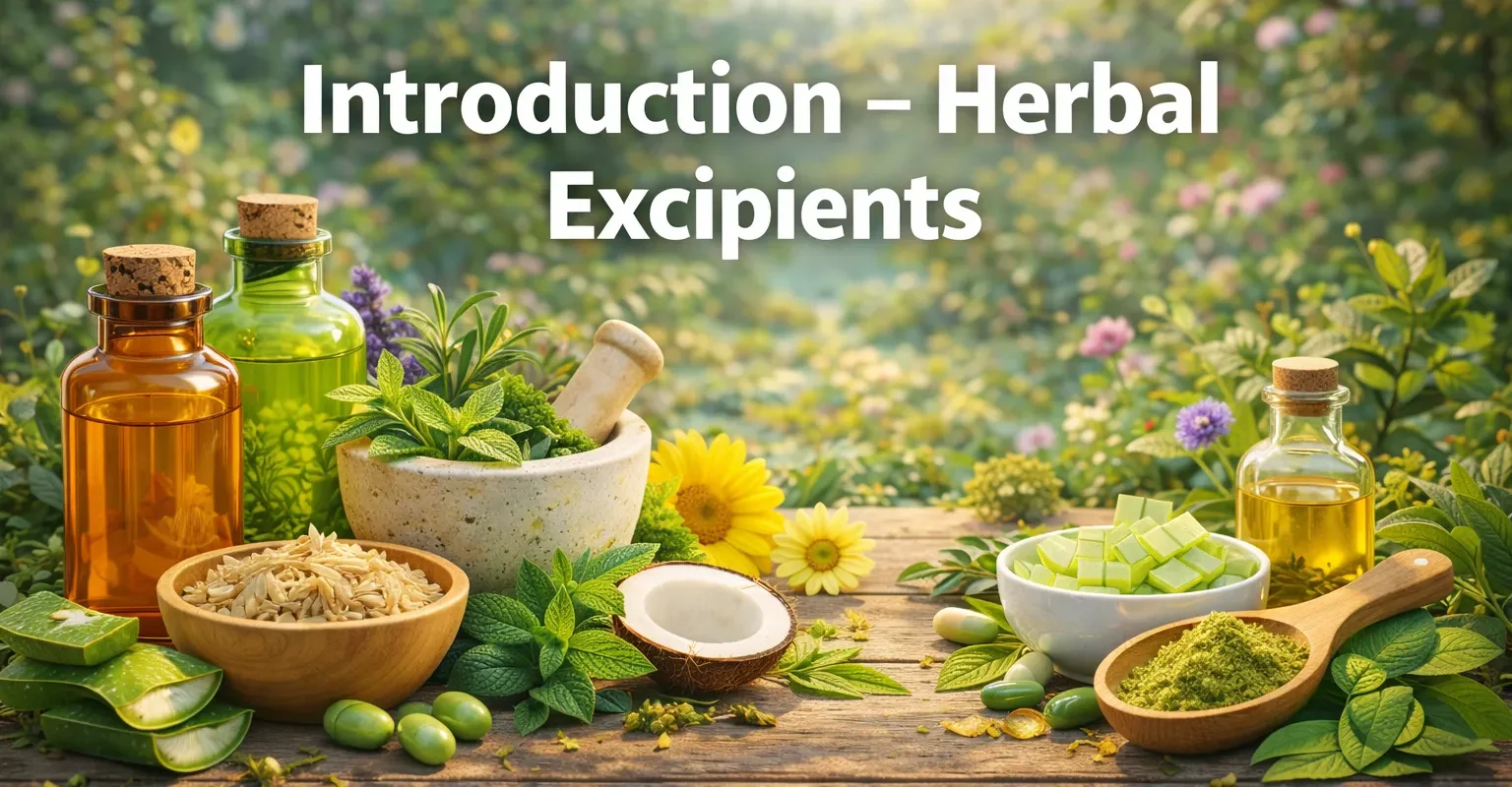 Introduction - Herbal Excipients