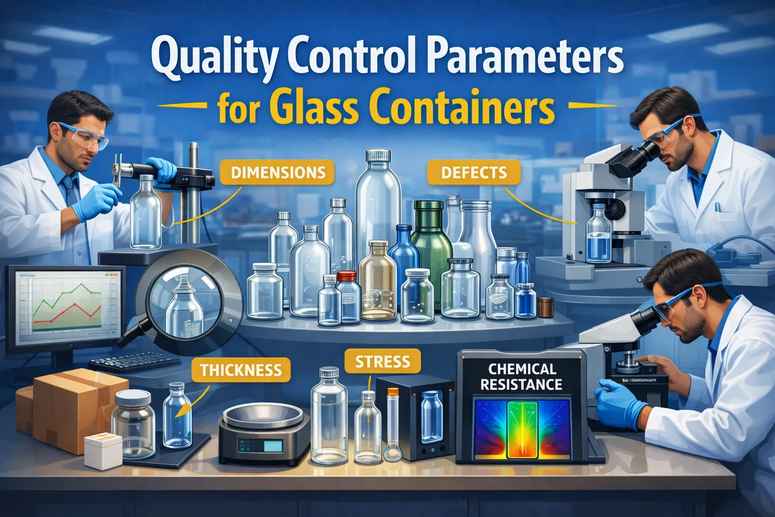 Quality Control Parameters for Glass Containers