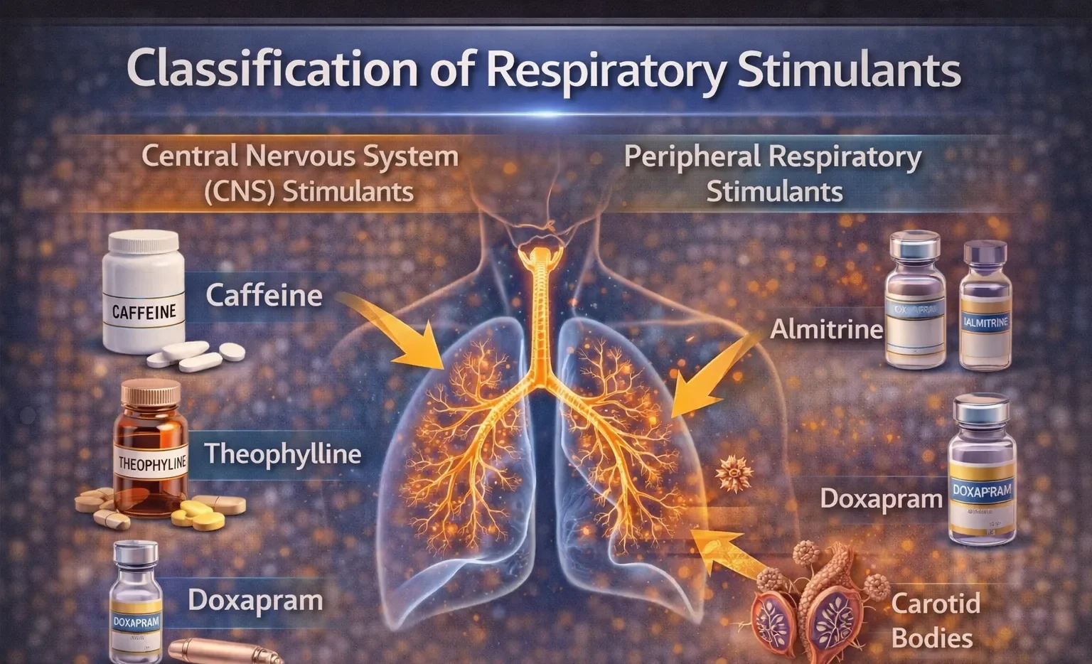 Classification of Respiratory Stimulants