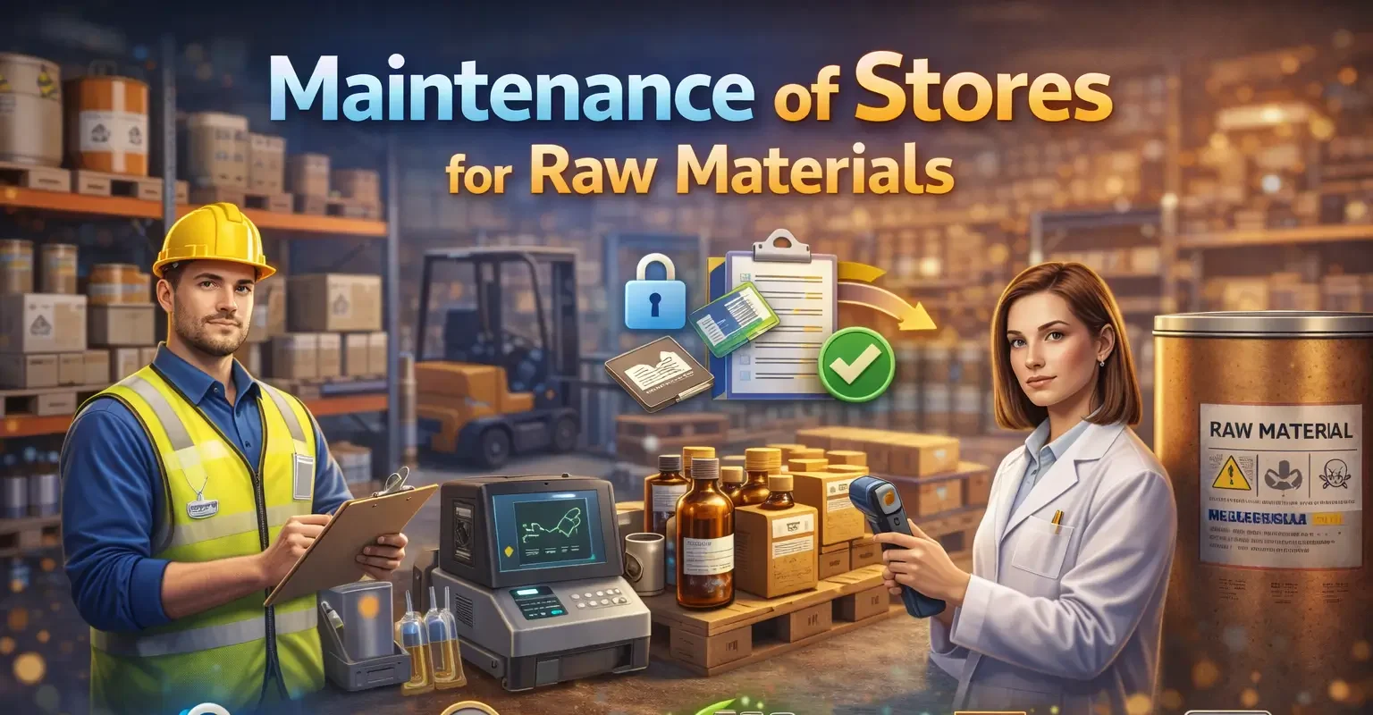 Maintenance of Stores for Raw Materials