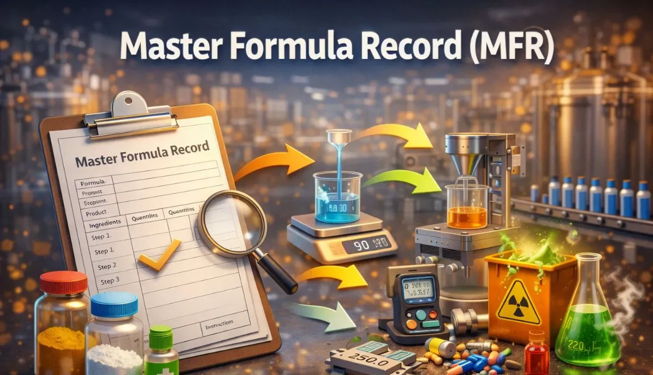 Master Formula Record (MFR)
