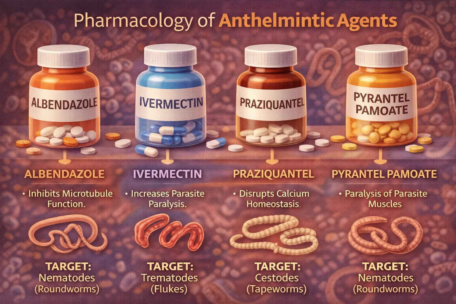 Pharmacology of Anthelmintic Agents