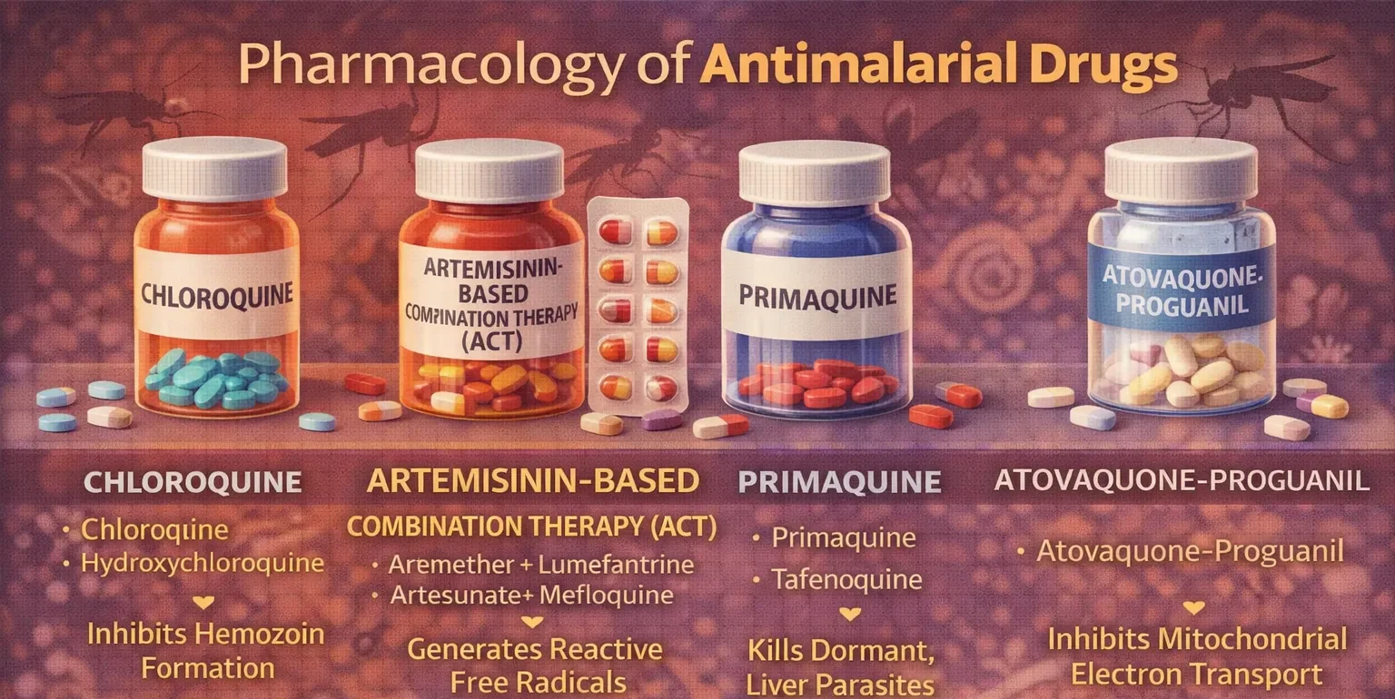 Pharmacology of Antimalarial Drugs