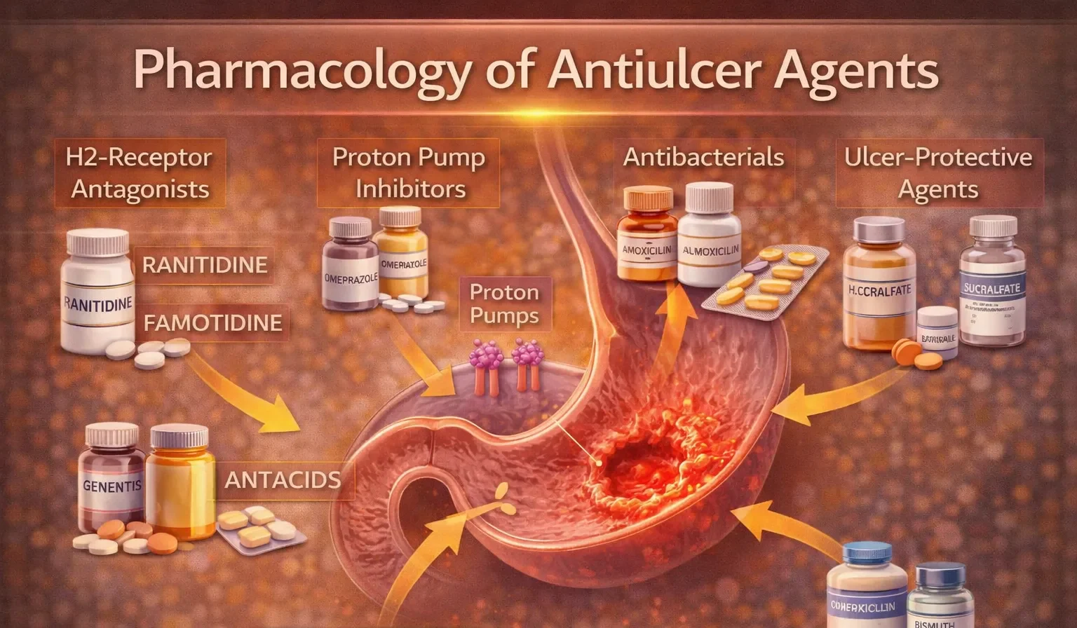 Pharmacology of Antiulcer Agents