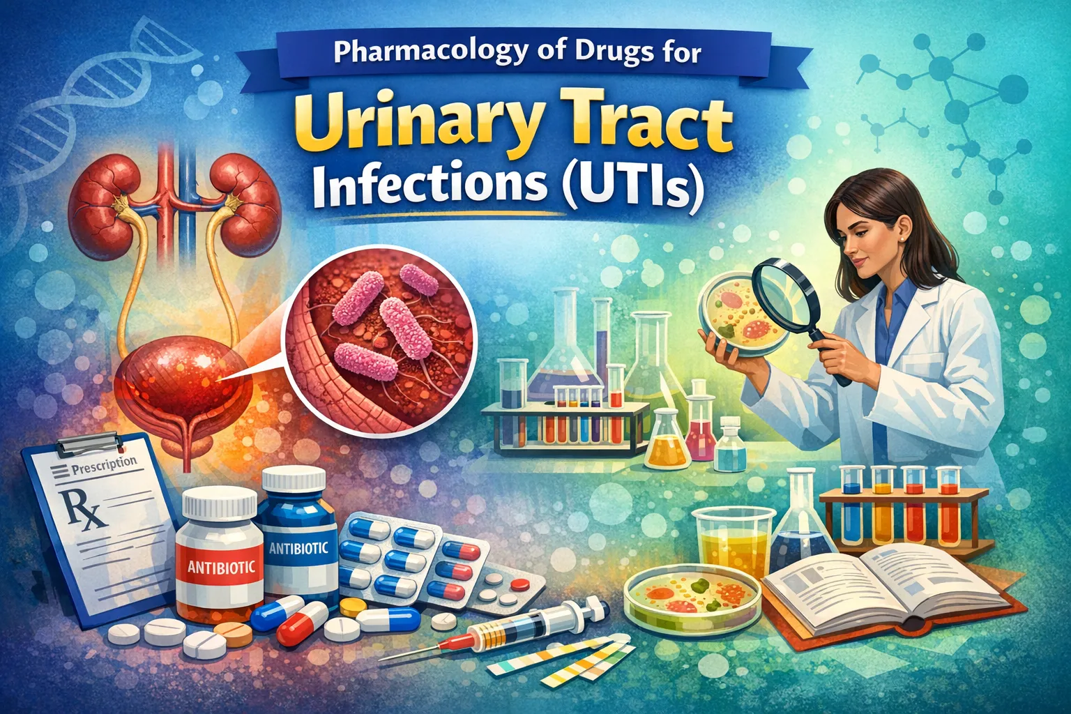Pharmacology of Drugs for Urinary Tract Infections (UTIs)