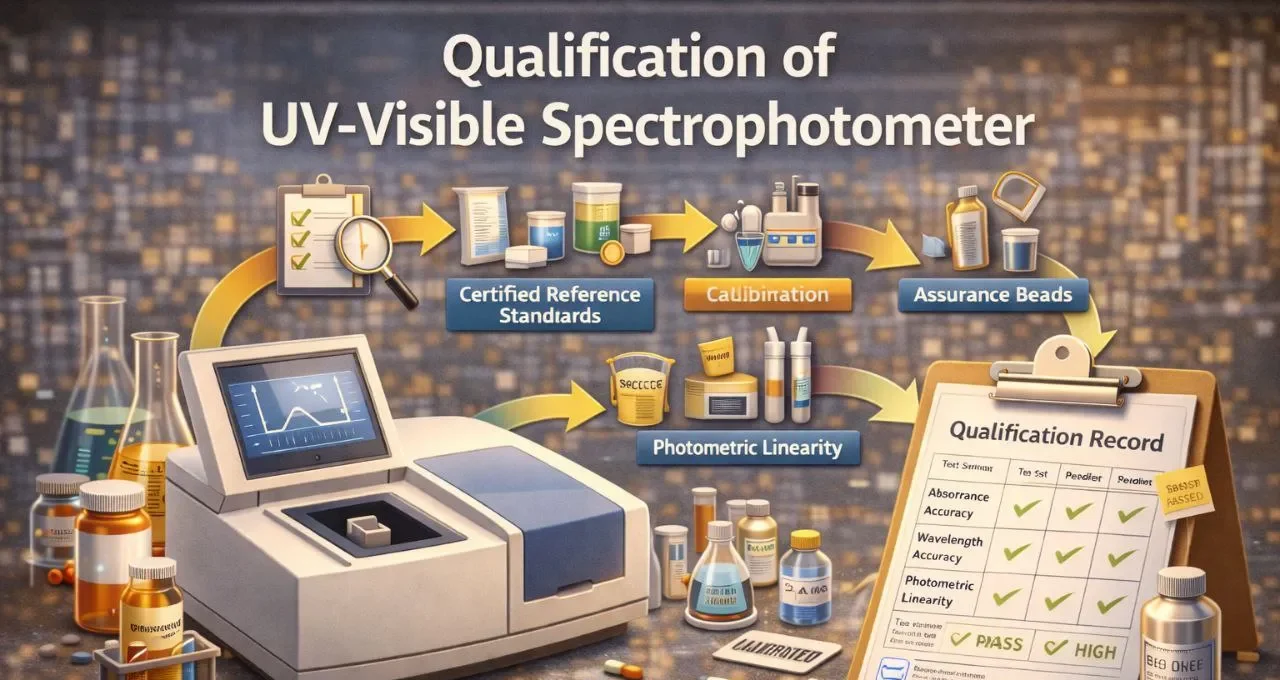 Qualification of UV-Visible spectrophotometer