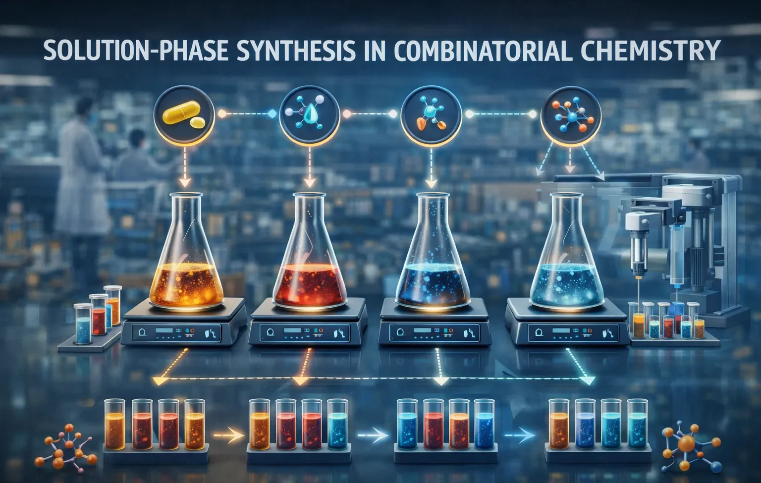 Solution-Phase Synthesis in Combinatorial Chemistry