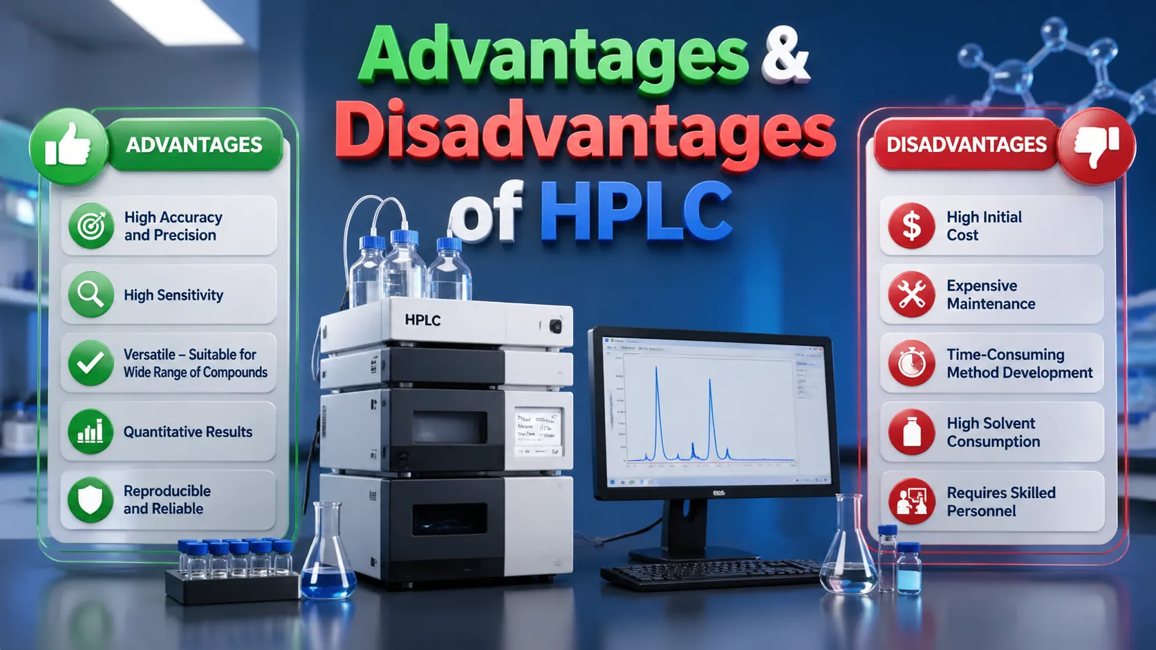 Advantages & Disadvantages of HPLC