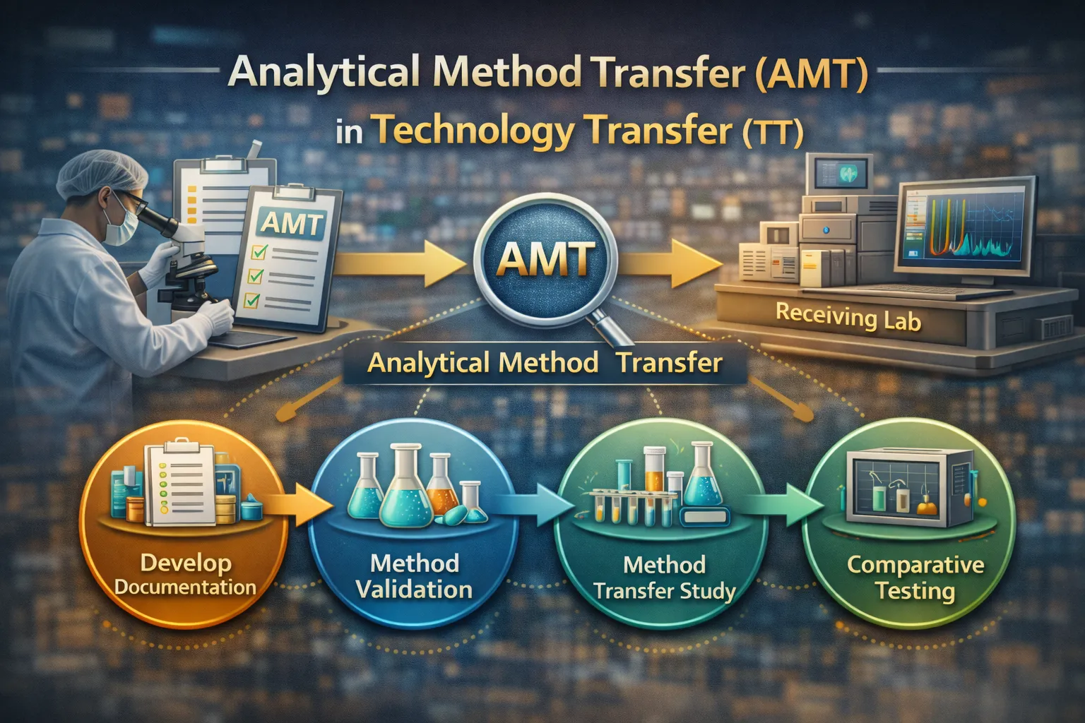 Analytical Method Transfer (AMT) in Technology Transfer (TT)