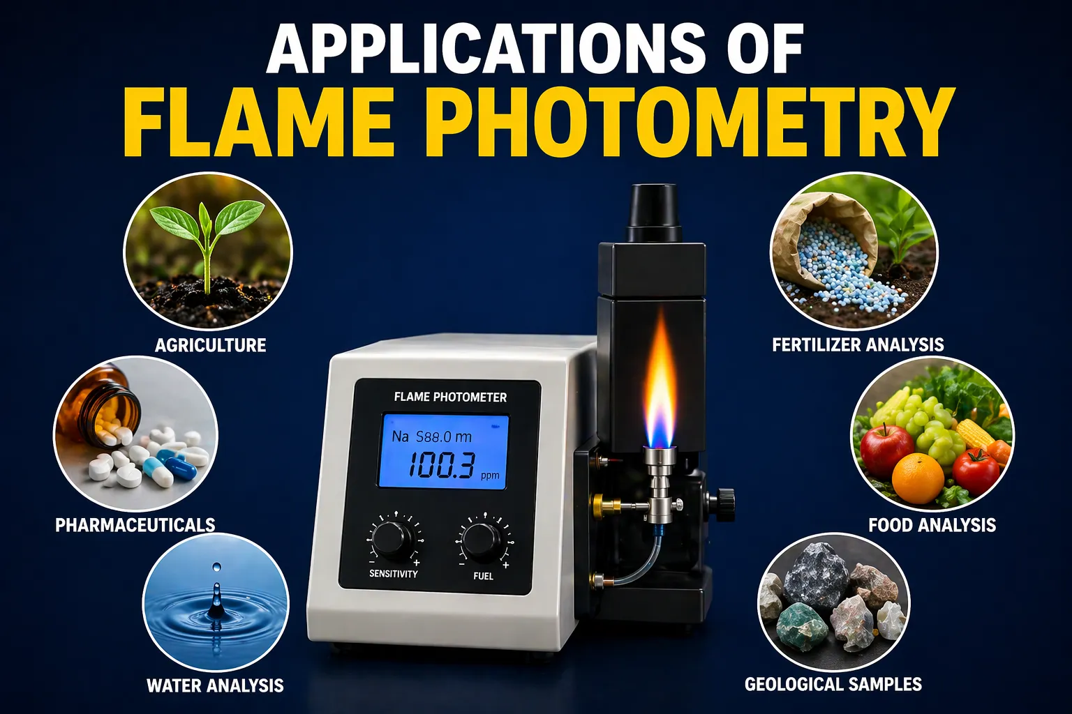 Application of Flame Photometry