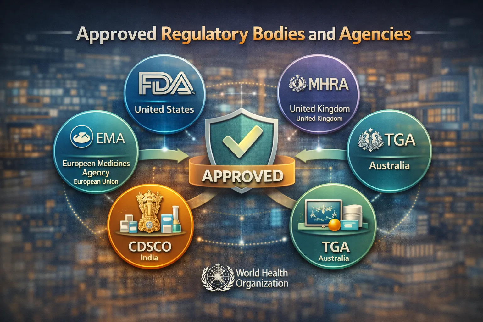 Approved Regulatory Bodies and Agencies