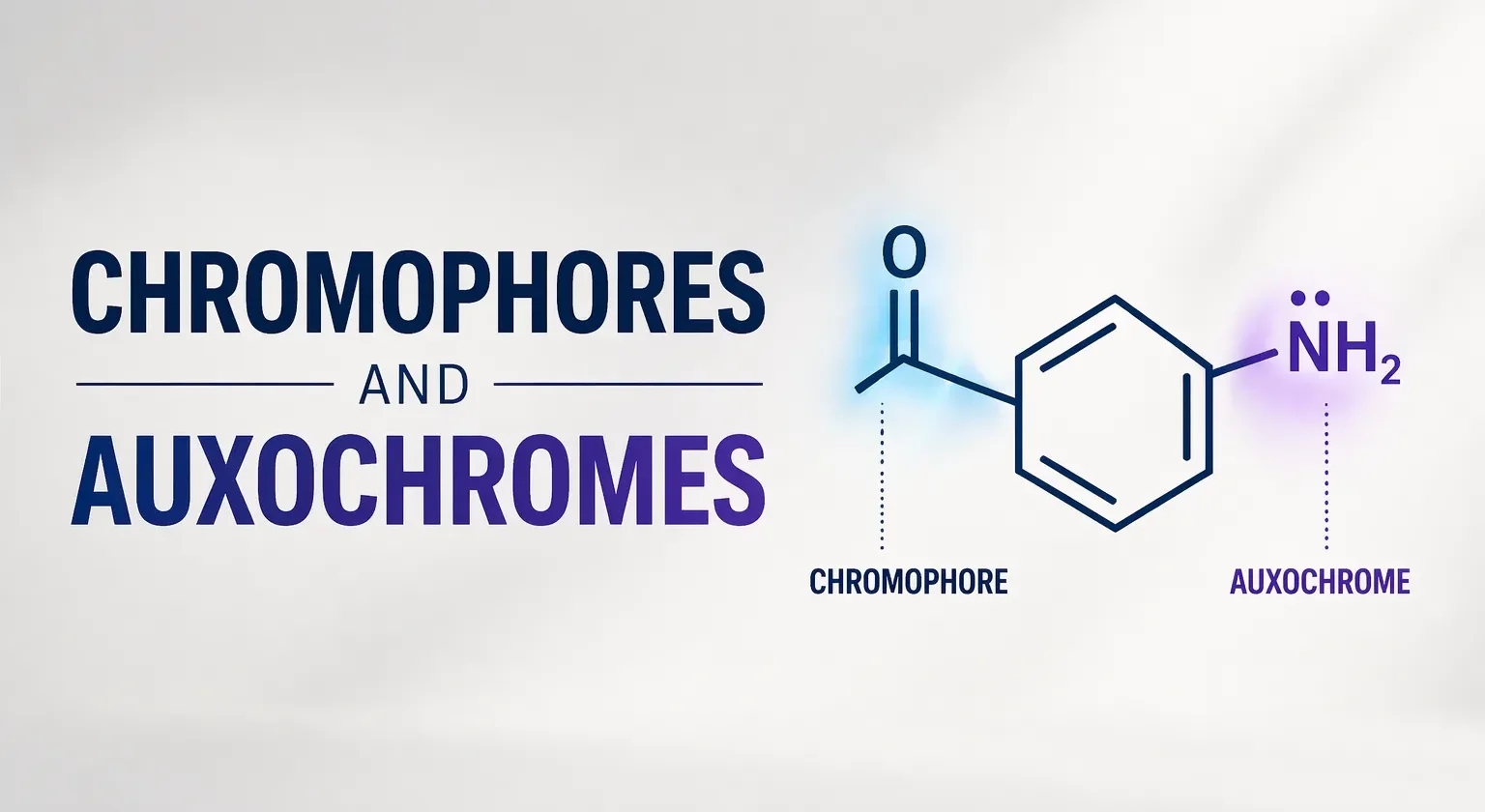 Chromophores and Auxochromes