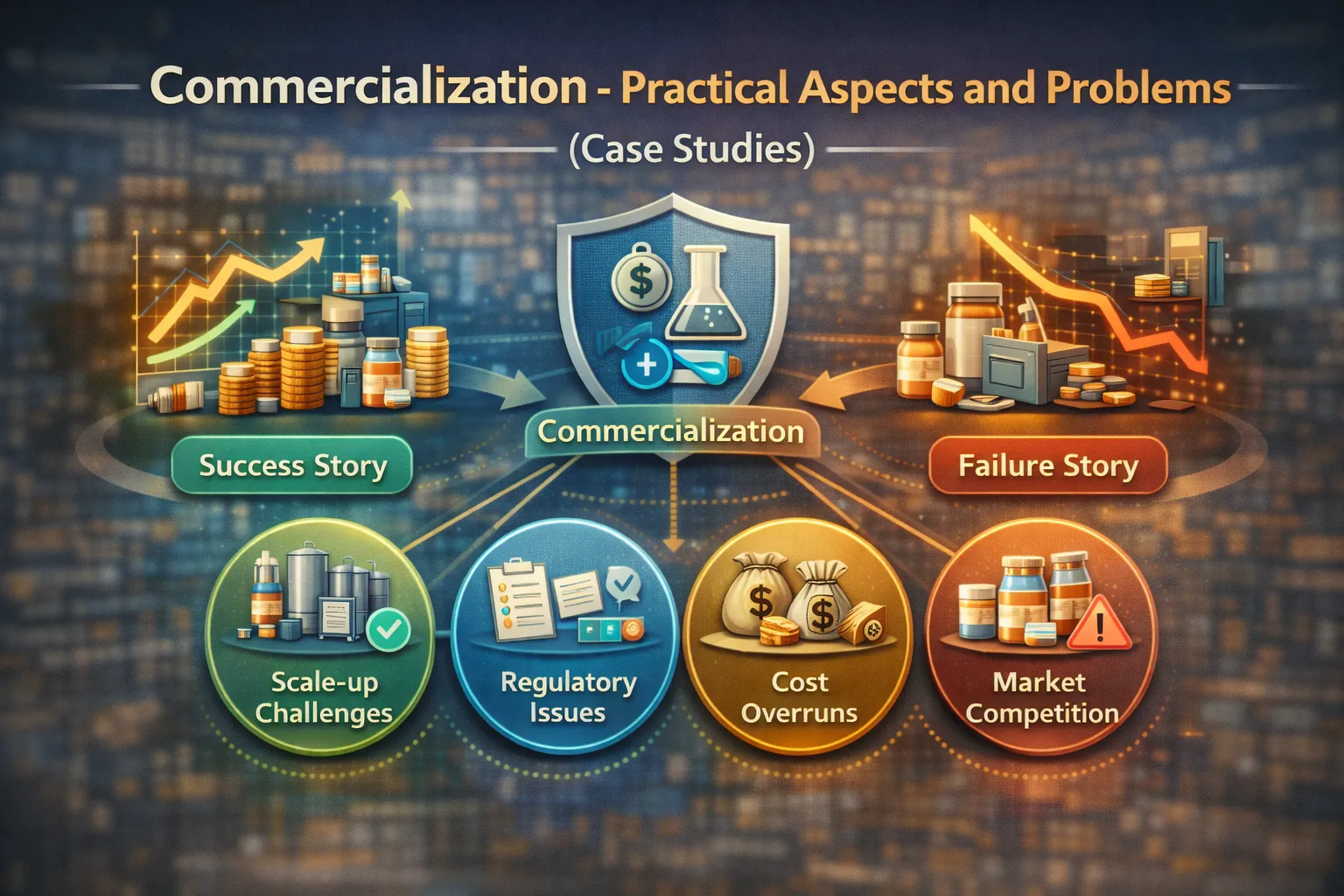 Commercialization - Practical Aspects and Problems (Case Studies)