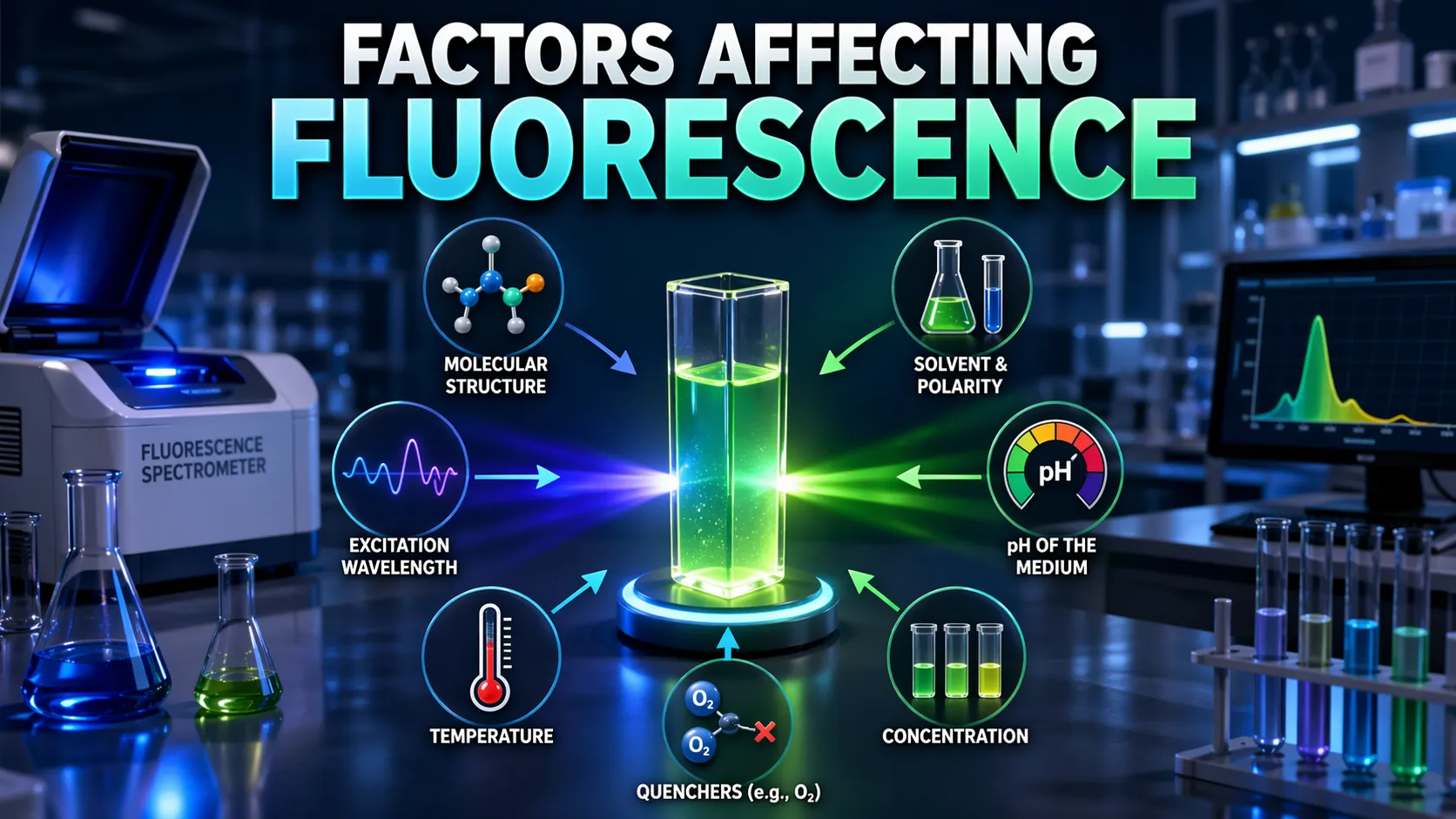 Factors affecting fluorescence