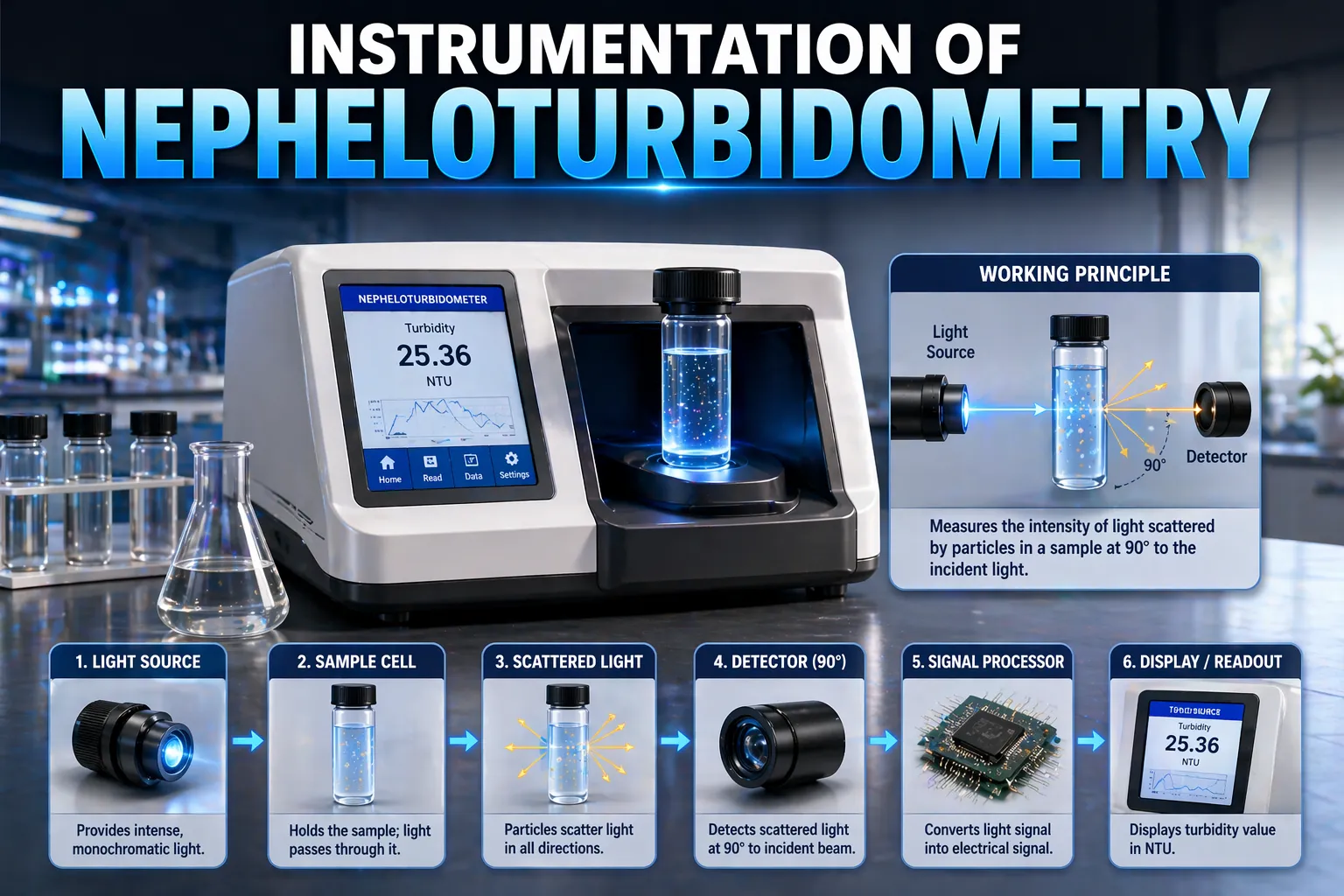 Instrumentation of Nepheloturbidometry