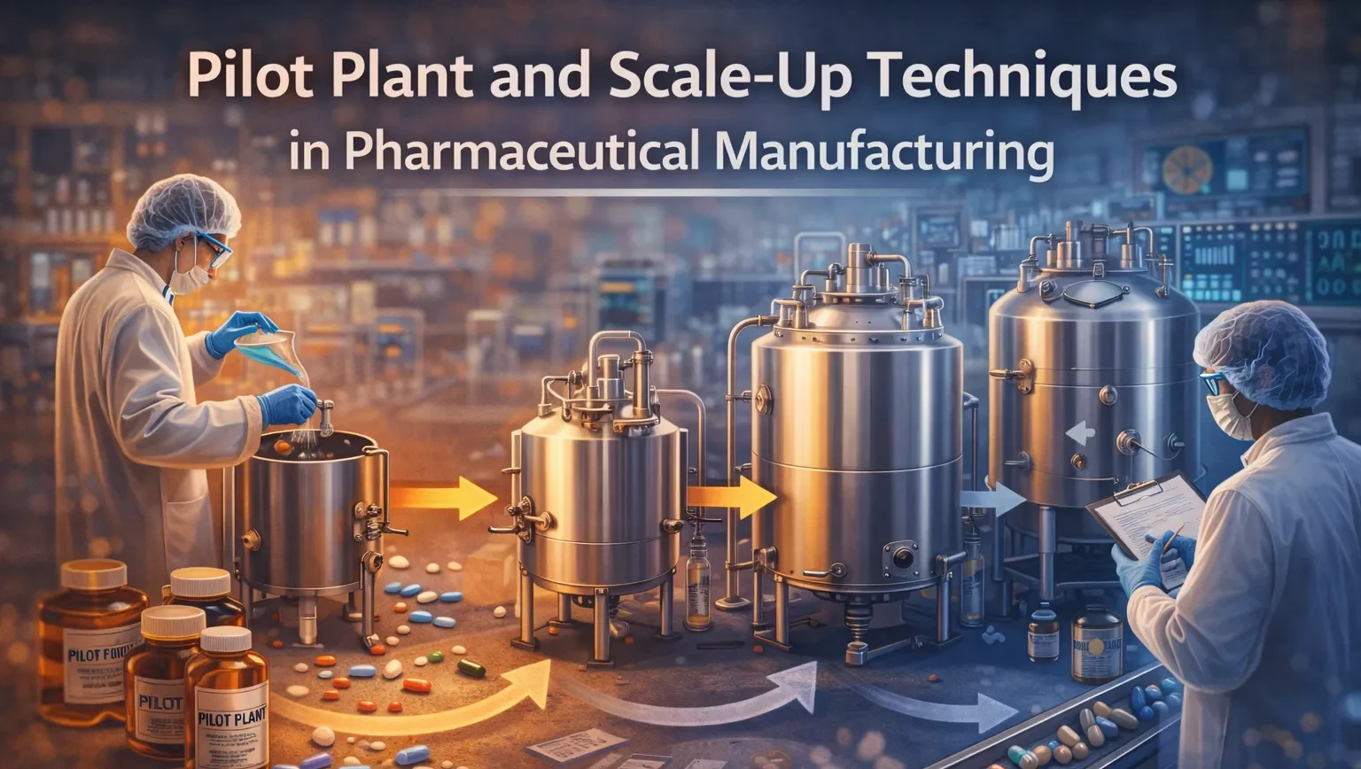 Pilot Plant and Scale-Up Techniques in Pharmaceutical Manufacturing