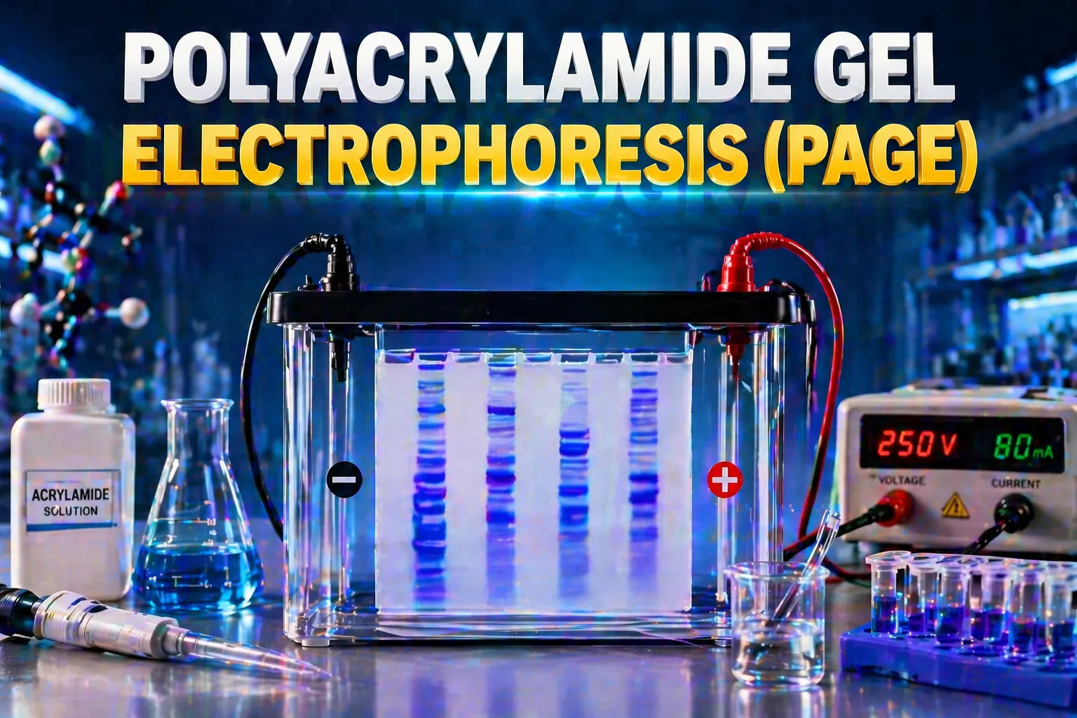 Polyacrylamide Gel Electrophoresis (PAGE)