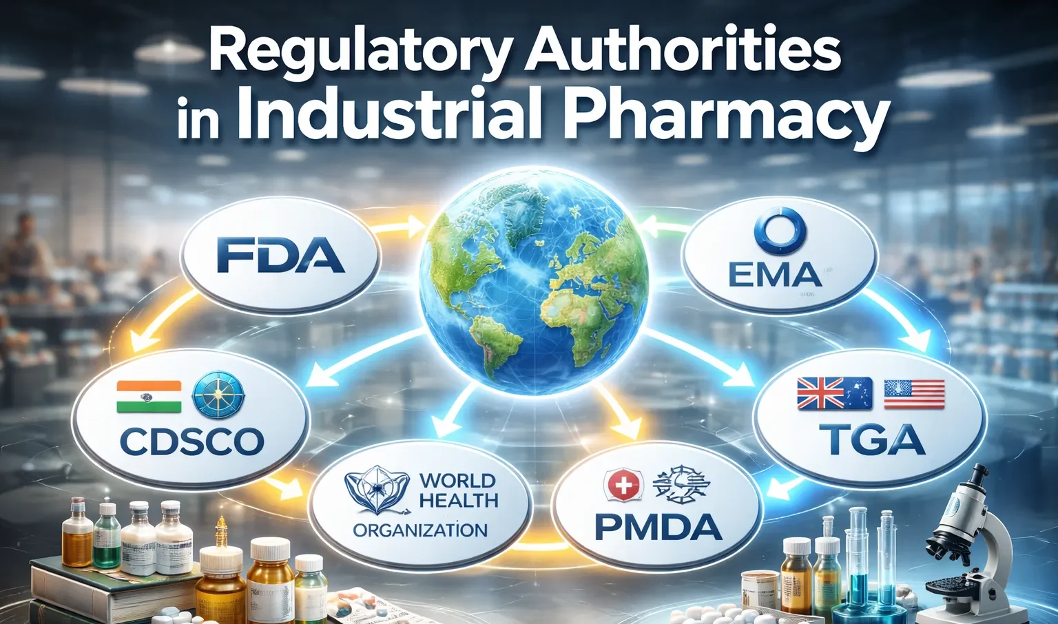 Regulatory Authorities in Industrial Pharmacy